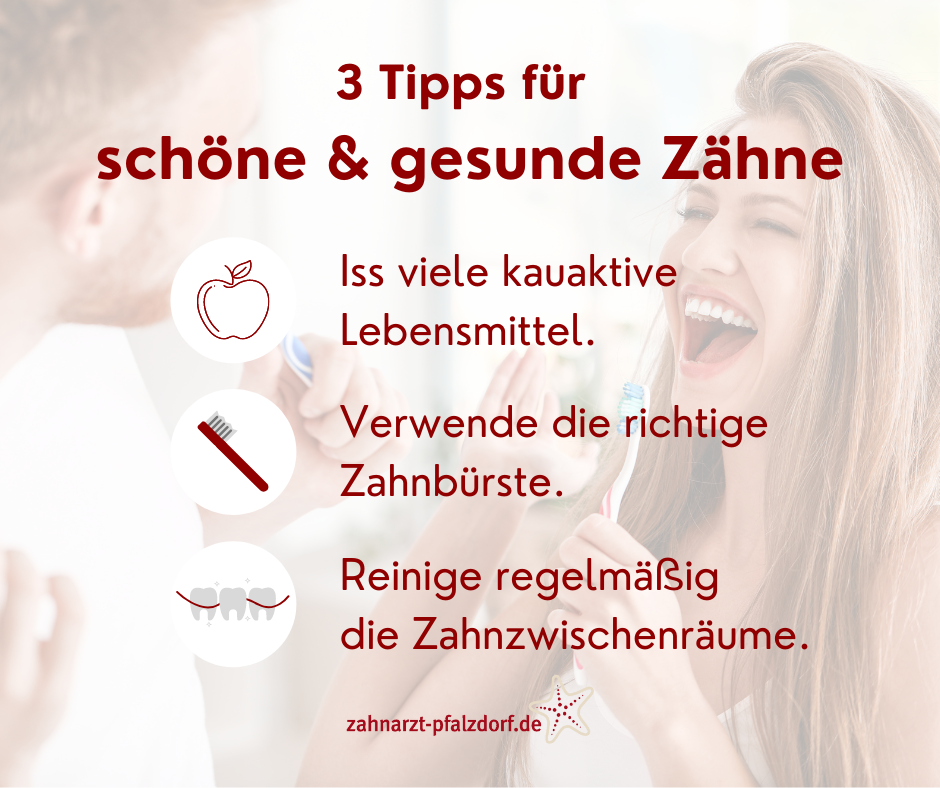 Tipps für schöne und gesunde Zähne